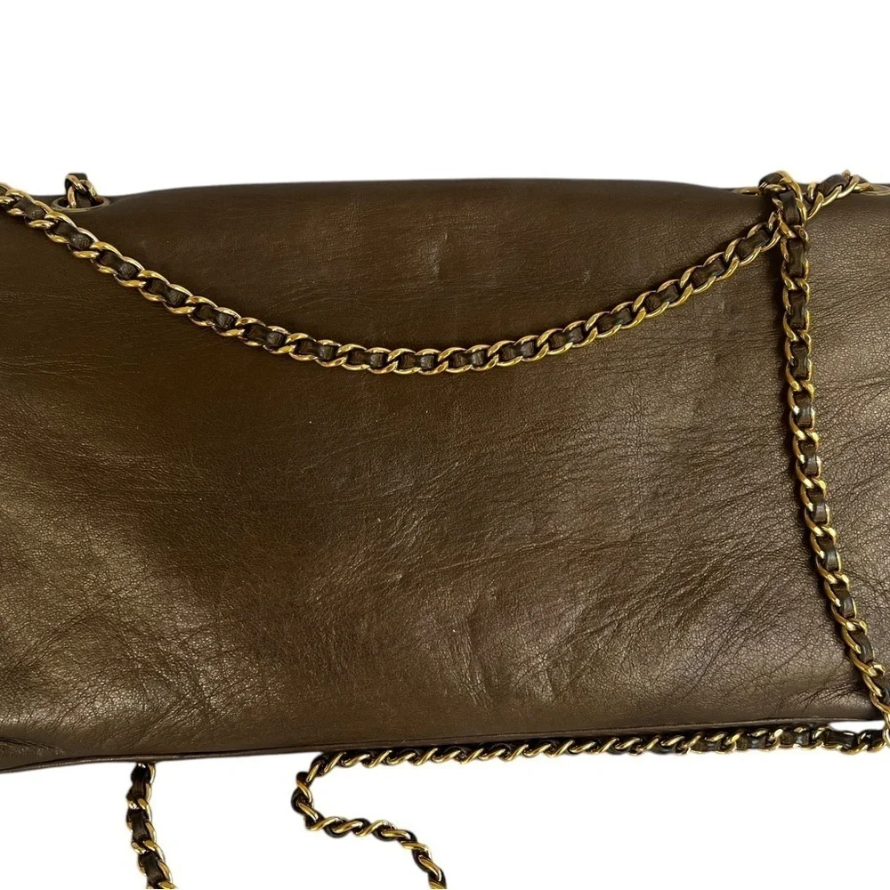 Bronze Chanel lambskin Chocolate Bar